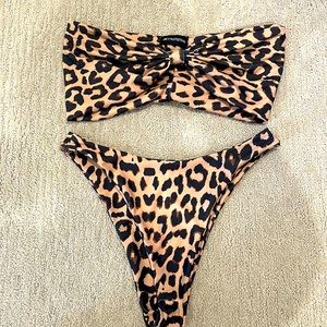 High leg large swimsuit